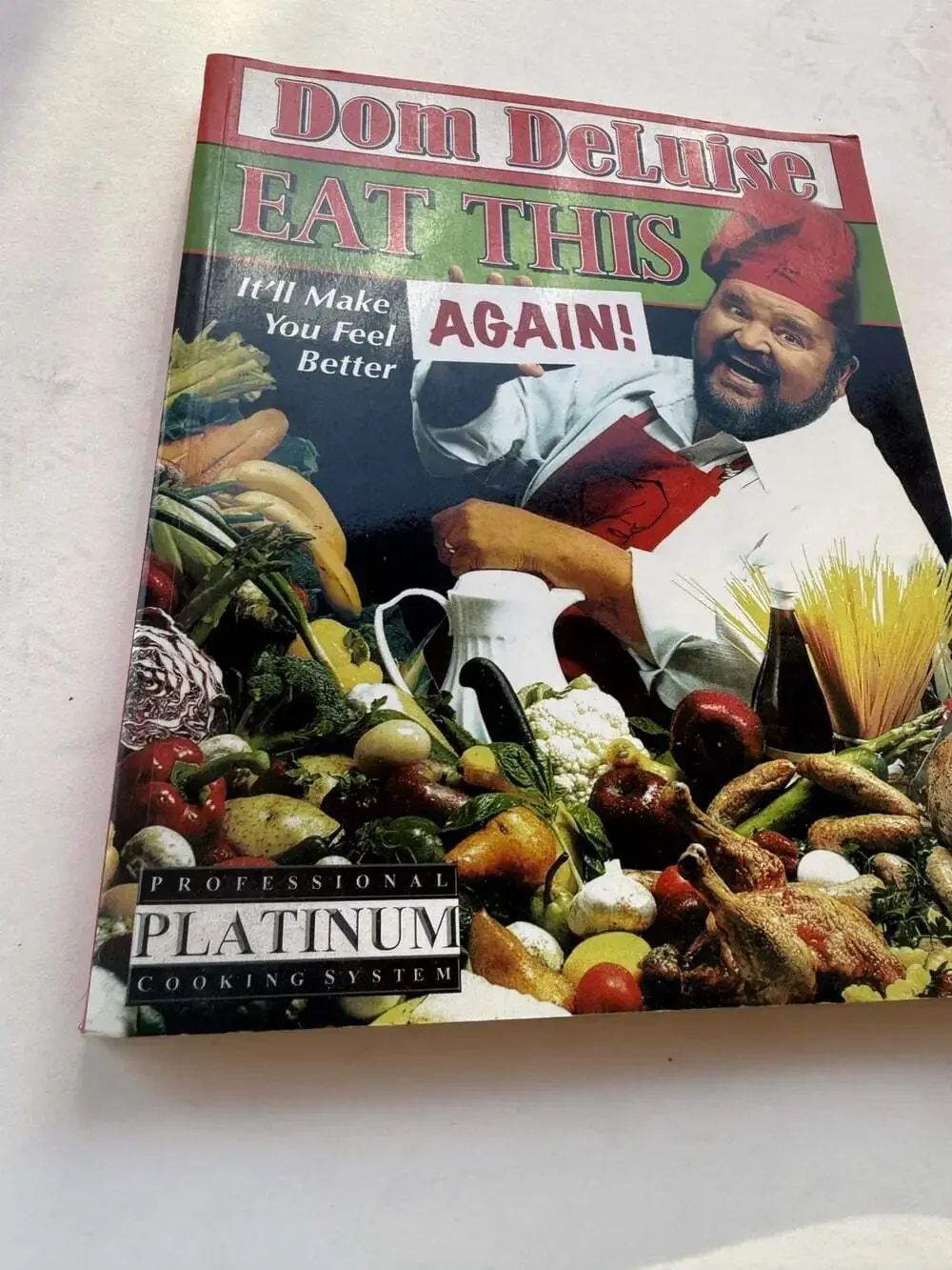 Eat This It'll Make You Feel Better Paperback Dom DeLuise book cookbook recipes